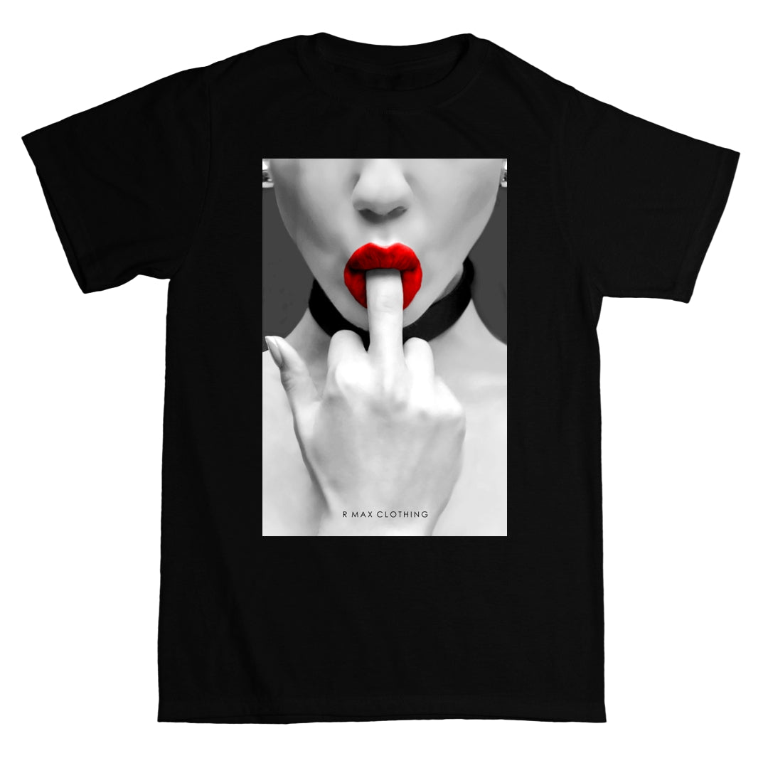 "Middle Finger" T-shirt (Red) ART