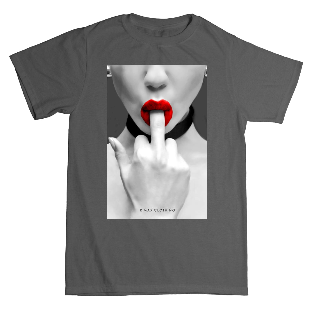 "Middle Finger" T-shirt (Red) ART