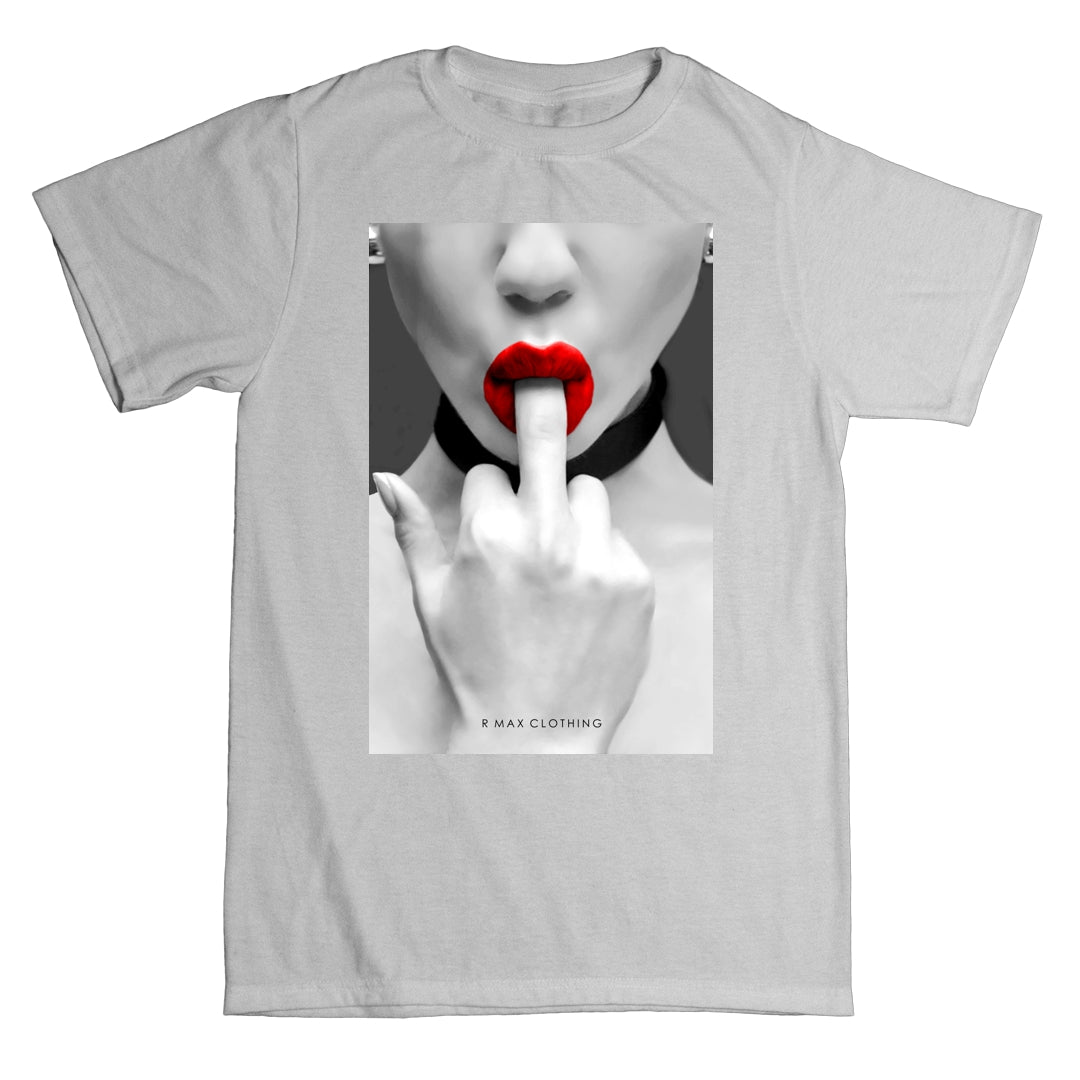 "Middle Finger" T-shirt (Red) ART