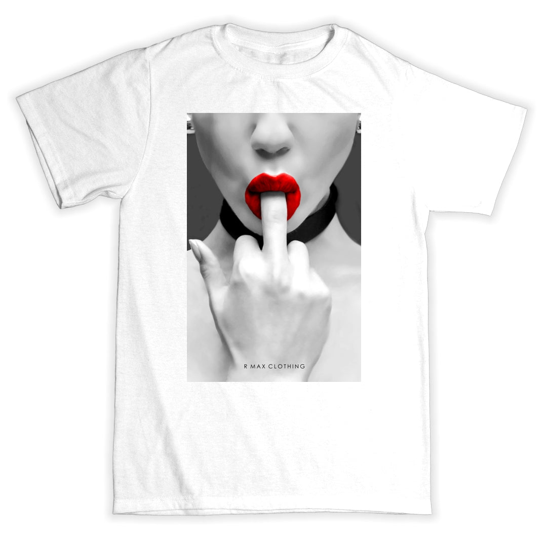 "Middle Finger" T-shirt (Red) ART