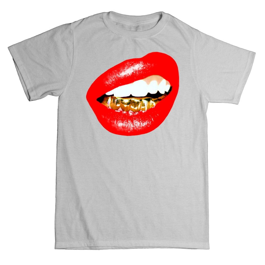 "Gold Grill (red lipstick)" T-shirt