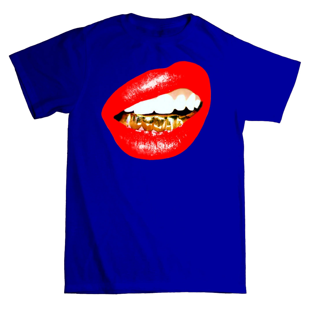 "Gold Grill (red lipstick)" T-shirt