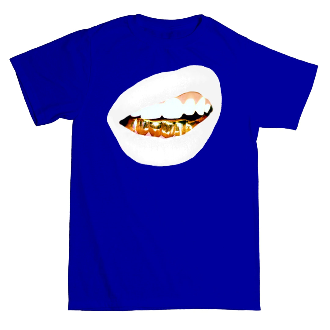 "Gold Grill (white lipstick)" T-shirt