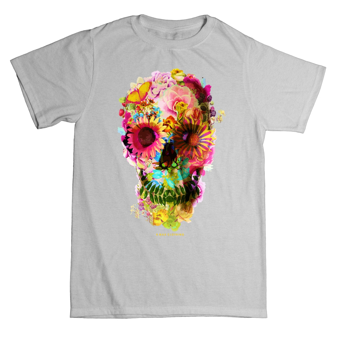 "Skully Flowers" T-shirt ART