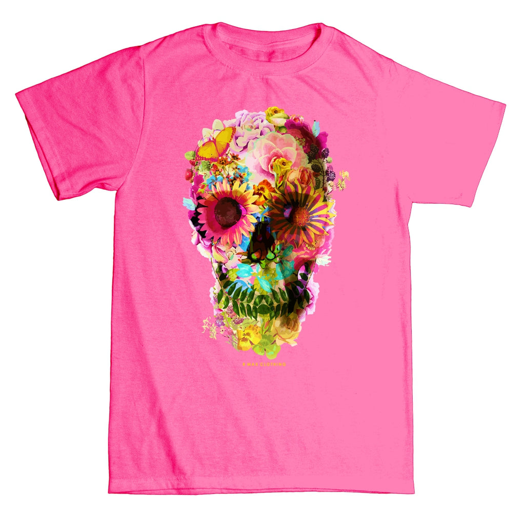"Skully Flowers" T-shirt ART