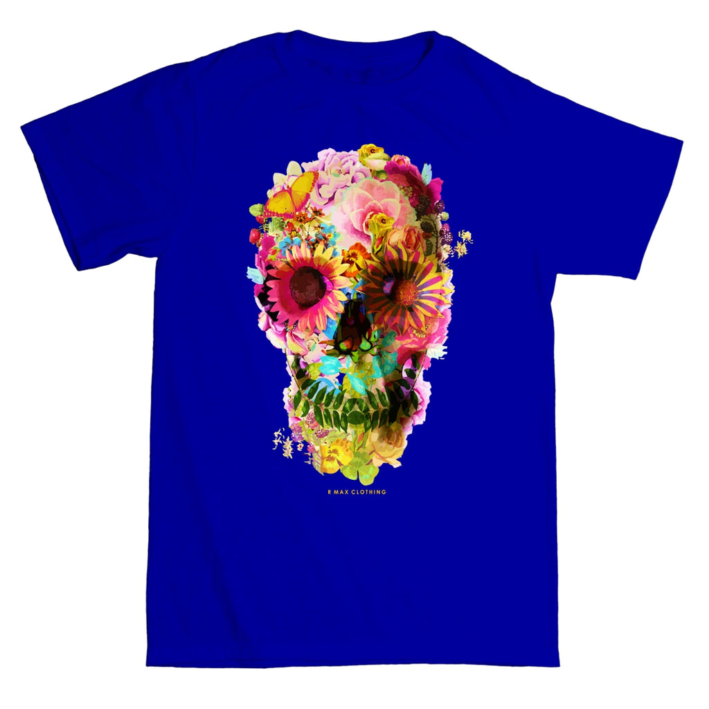 "Skully Flowers" T-shirt ART